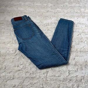 Madewell Women's Size 25 Blue High Riser Skinny Jeans